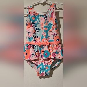 Cute little flowery swimsuit